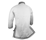Master Karate Uniform, 10 oz. Medium Weight, White, Custom Trim