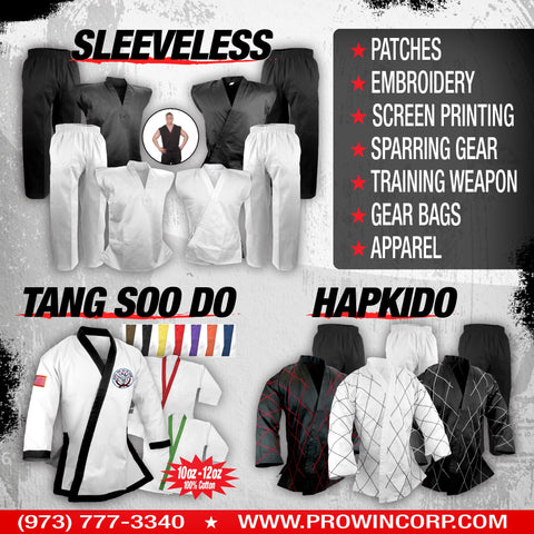 Tang Soo Do, Hapkido, Sleeveless