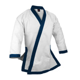 Tang Soo Do Jacket, 12 oz. Heavy Weight, Midnight Blue Trim