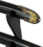 Sword- Metal, Samurai Swords 3pcs Set, Black/Gold (SE-3972-SET)