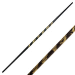 Staff, Hardwood, Black/Gold Dragon