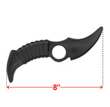 Plastic Knife, Karambit 8"