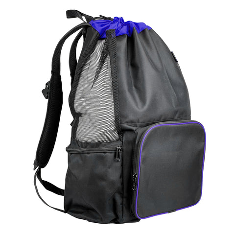 Elite Backpack, Side Mesh, Black/Blue