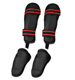 Shin Instep Guard, TKD Vinyl, Black