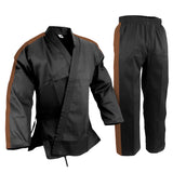 Custom Trimmed Sleeves and Pants, Uniform,  Light Weight, Black