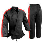 Custom Trimmed Sleeves and Pants, Uniform,  Light Weight, Black