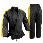 Custom Trimmed Sleeves and Pants, Uniform,  Light Weight, Black