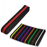 Black Belt 2" w/ Color Stripe