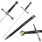 Sword,  Metal, Medieval, Crusader Sword 39" (HK-9105)