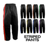 Custom Striped Black Pants, with 1 Stripe