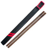 Escrima Stick, Wood, Carved  Magkuno 28" (Pair)