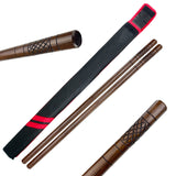Escrima Stick, Wood, Carved  Magkuno 28" (Pair)