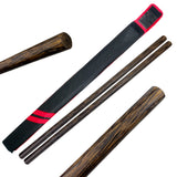 Escrima Stick, Wood, Bahi 28" (Pair)