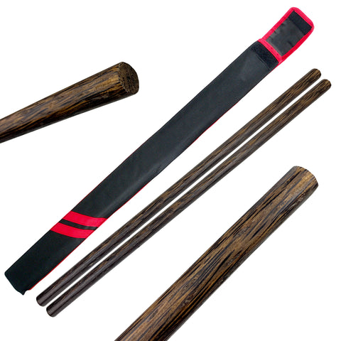 Escrima Stick, Wood, Bahi 28" (Pair)
