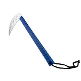 Kama, w/Holes, 12" Wrapped Handle, Blue