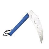 Kama, w/Holes, 12" Wrapped Handle, Blue