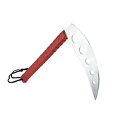 Kama, w/Holes, 12" Wrapped Handle, Red