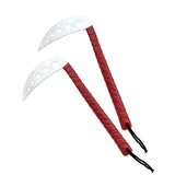 Kama, w/Holes, 12" Wrapped Handle, Red