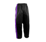 Custom Striped Black Pants, with 1 Stripe