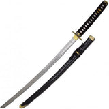Sword- Metal, Samurai Swords 3pcs Set, Black/Gold (SE-3972-SET)