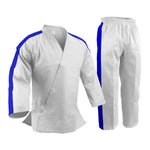 Custom Trimmed Sleeves and Pants, Uniform,  Light Weight, White