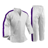 Custom Trimmed Sleeves and Pants, Uniform,  Light Weight, White