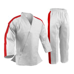 Custom Trimmed Sleeves and Pants, Uniform,  Light Weight, White