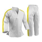 Custom Trimmed Sleeves and Pants, Uniform,  Light Weight, White