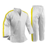 Custom Trimmed Sleeves and Pants, Uniform,  Light Weight, White