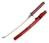 Sword- Metal, Samurai Swords 3pcs Set, Red (YK-58RD4)
