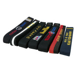 Martial Arts, Custom Embroidered, Black Belt