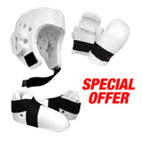 Foam Sparring Gear Set, White