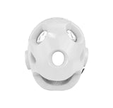 Head Guard, Foam, Full Face w/ Clear Shield, White