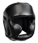 Head Gear, Leather (Closed Chin), Deluxe, Black