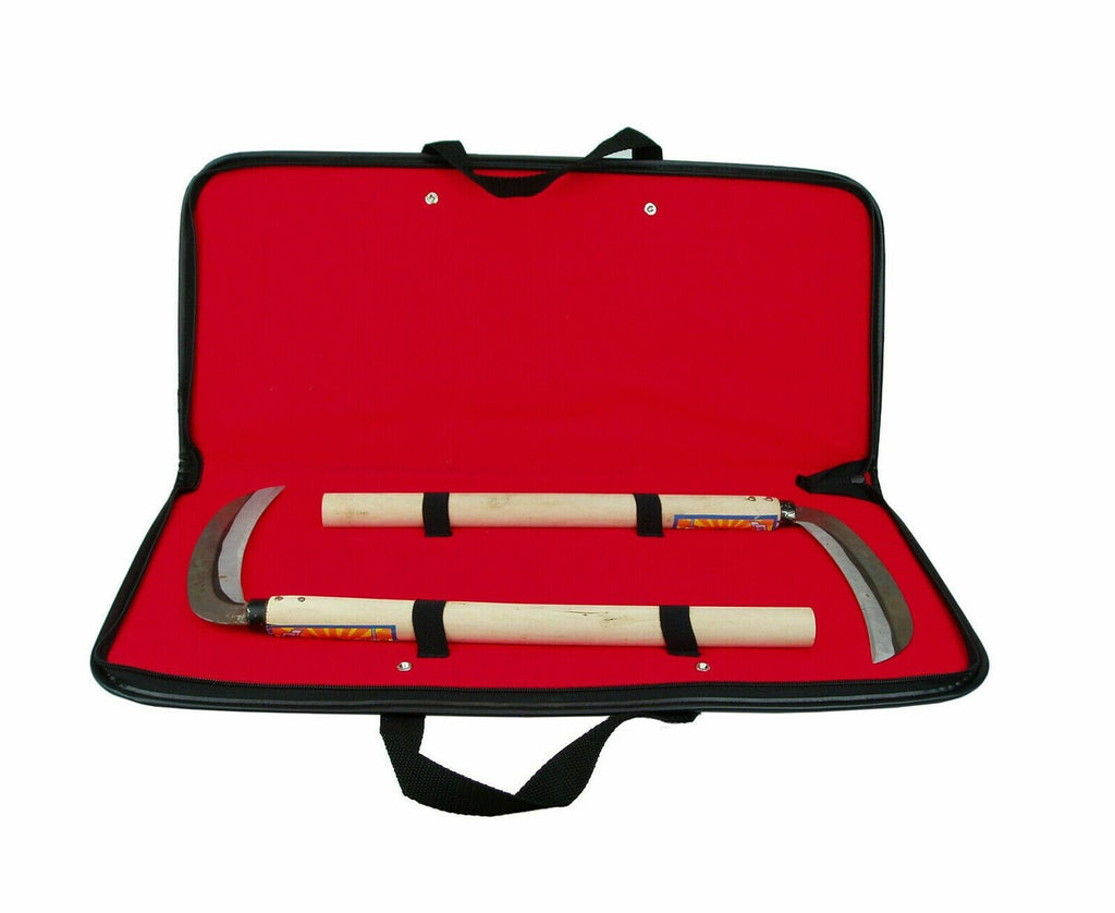Steel Kama Traditional Weapons Competition Steel Kama With Red Oak Handle - 12 ...