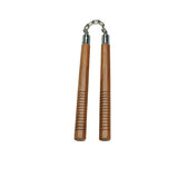 Nunchaku, Wood, Deluxe, Chain, Octagonal, Natural