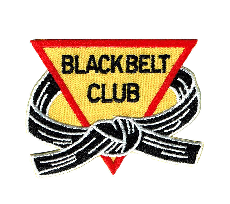 Patch, Team, Black Belt Club Inside Belt, Triangle 3.5