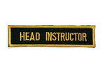 Patch, Title, Head Instructor 4"